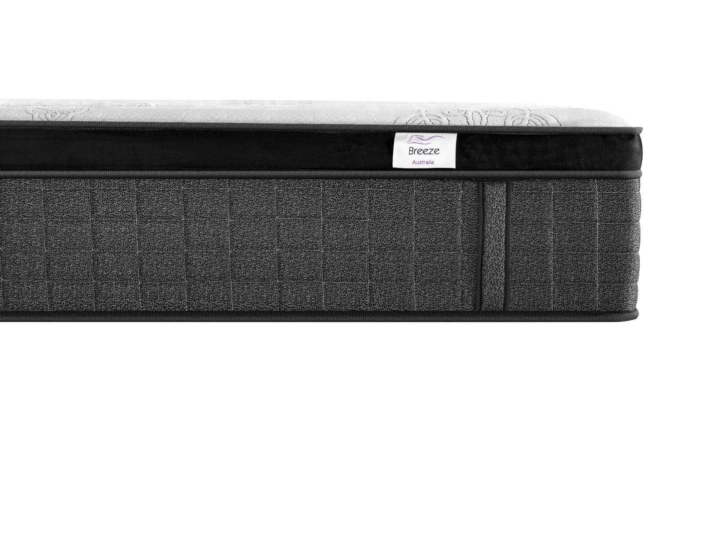 Breeze® Supreme Plush Cool Gel Infused Memory Foam 7 Zone Euro Top Pocket Spring Mattress 36cm Double Queen King.