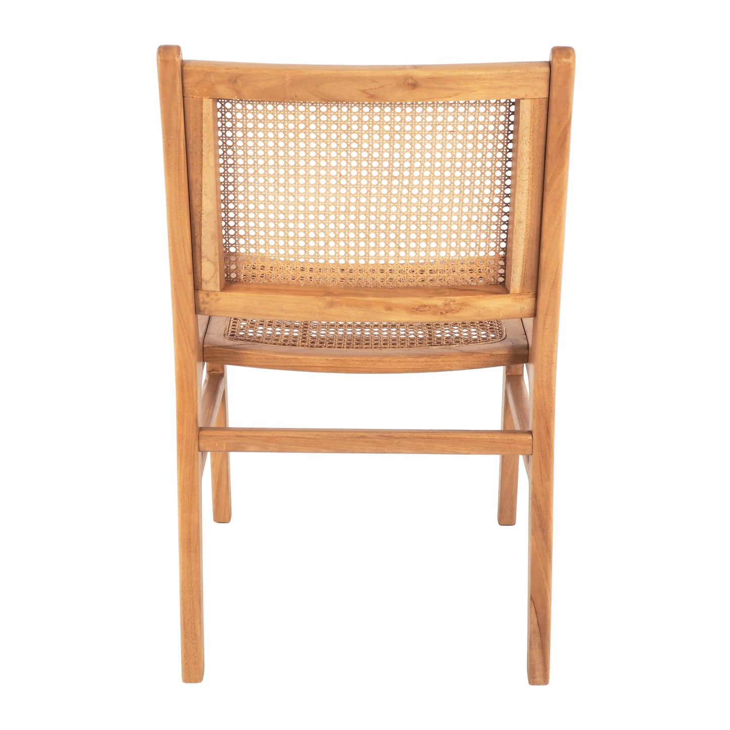 Breeze Djawa Solid Teak and Natural Cane Chair - breezehomeau