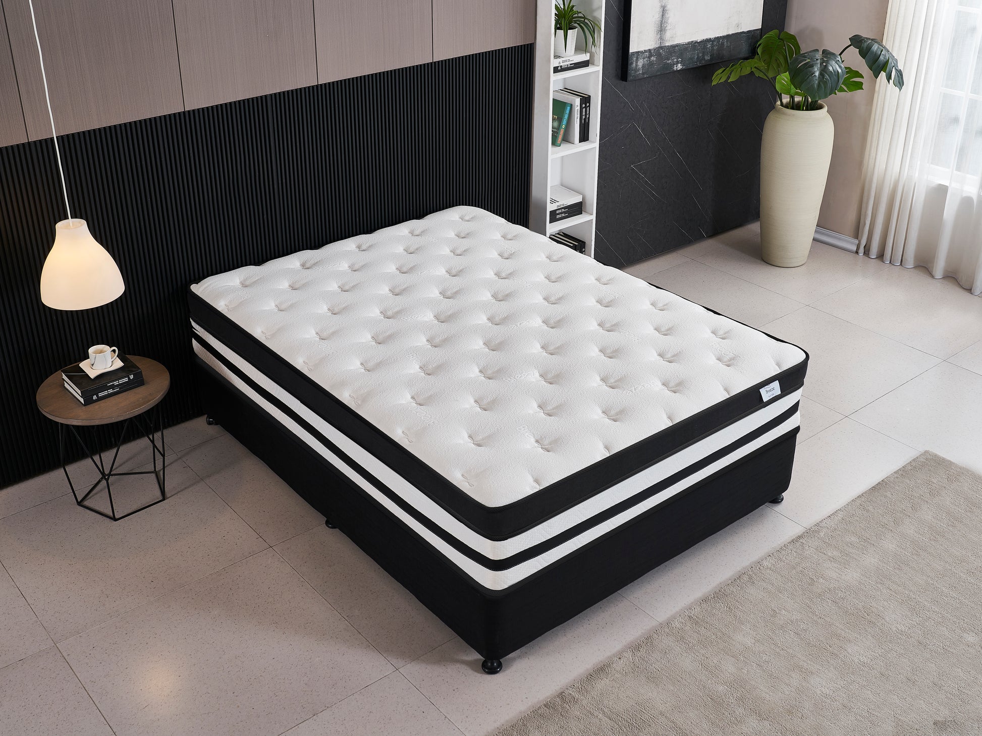 Breeze® Ultimate Plush Euro Top Pocket Mattress 35cm - breezehomeau