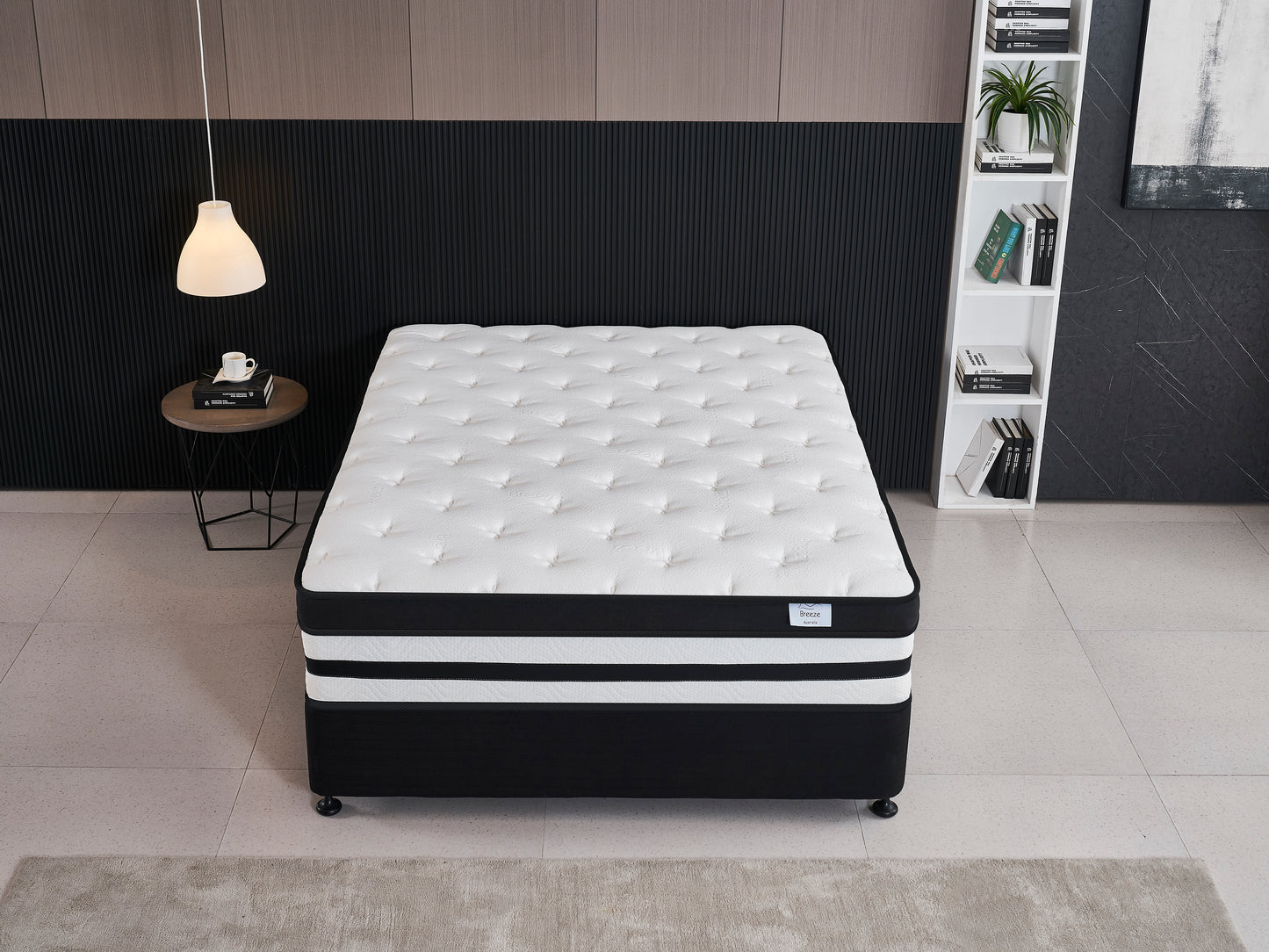Breeze® Ultimate Plush Euro Top Pocket Mattress 35cm - breezehomeau