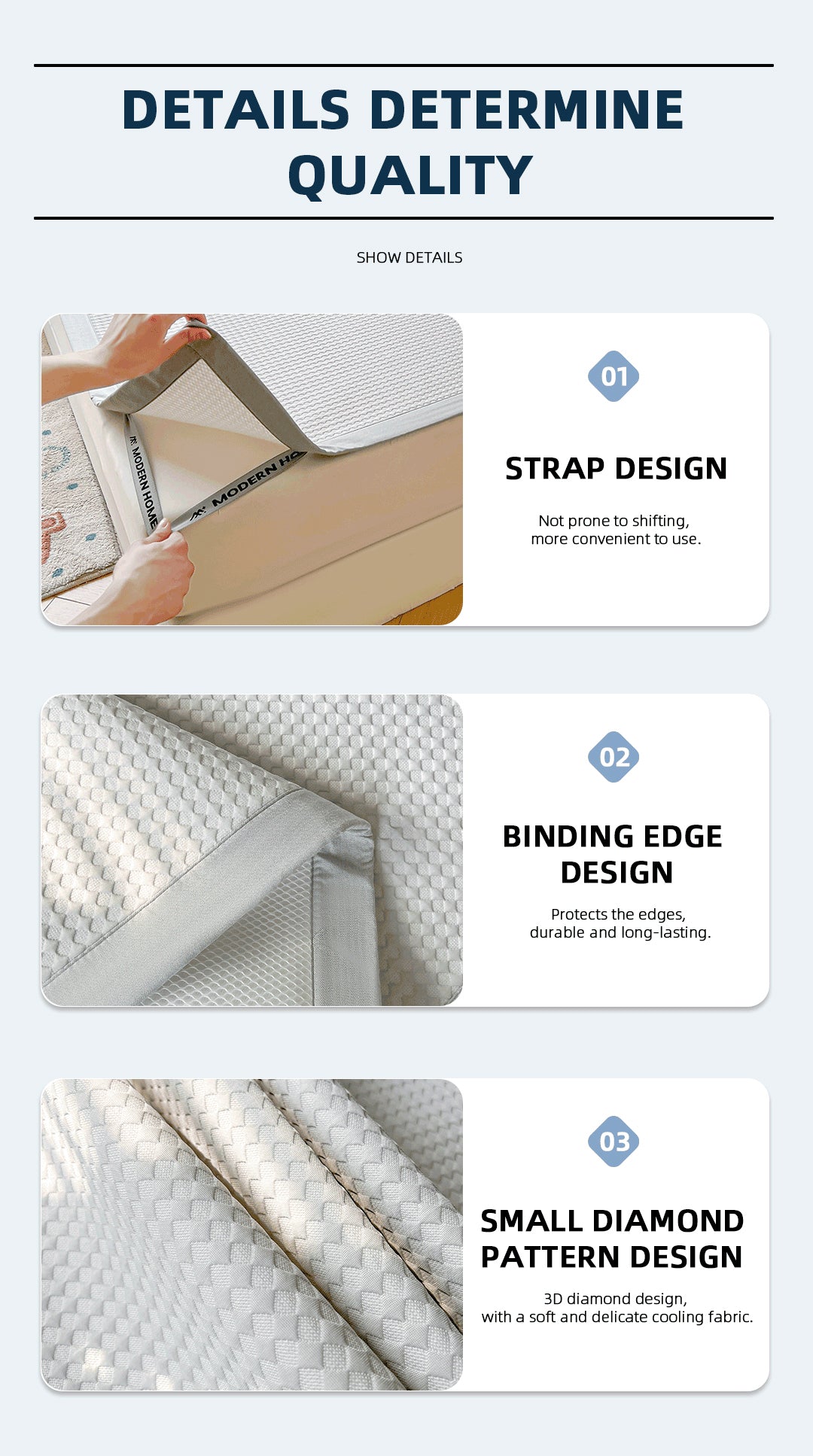 Breeze Premium Mattress Bed Ice Silk Cooling Set - breezehomeau