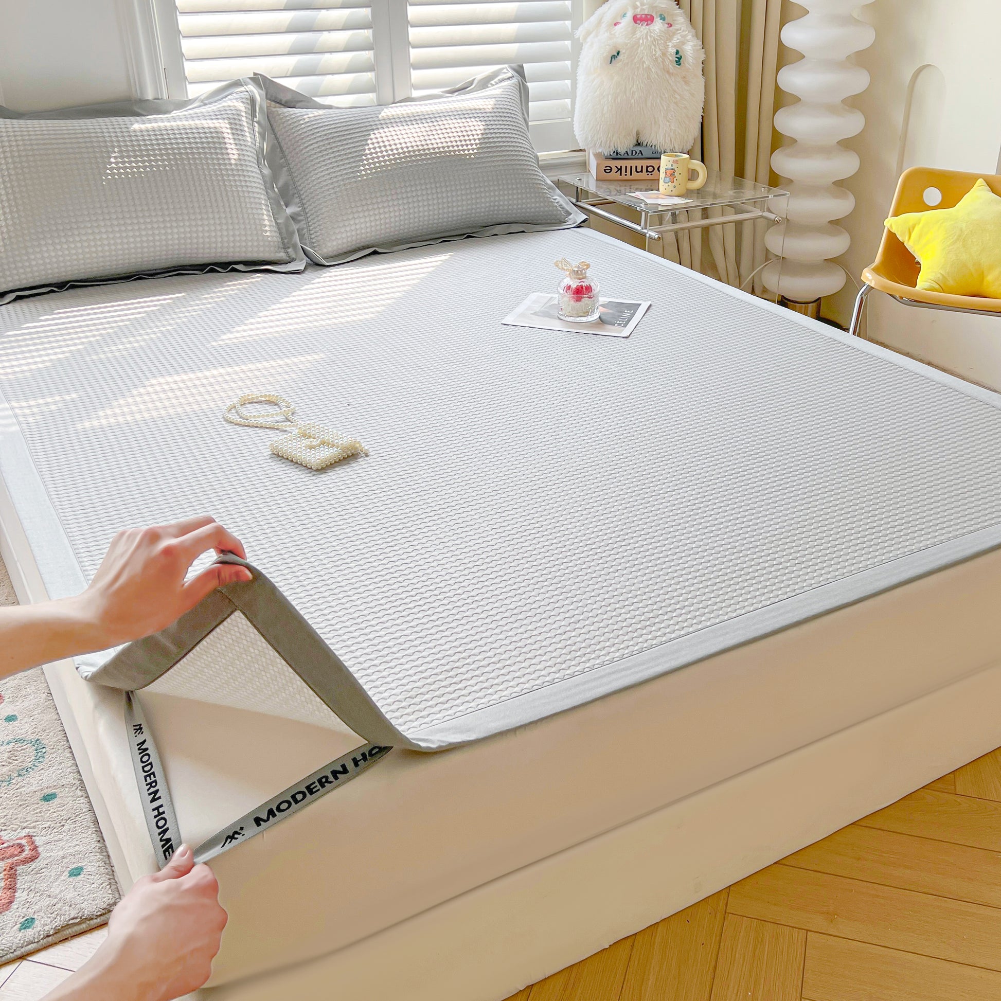 Breeze Premium Mattress Bed Ice Silk Cooling Set - breezehomeau
