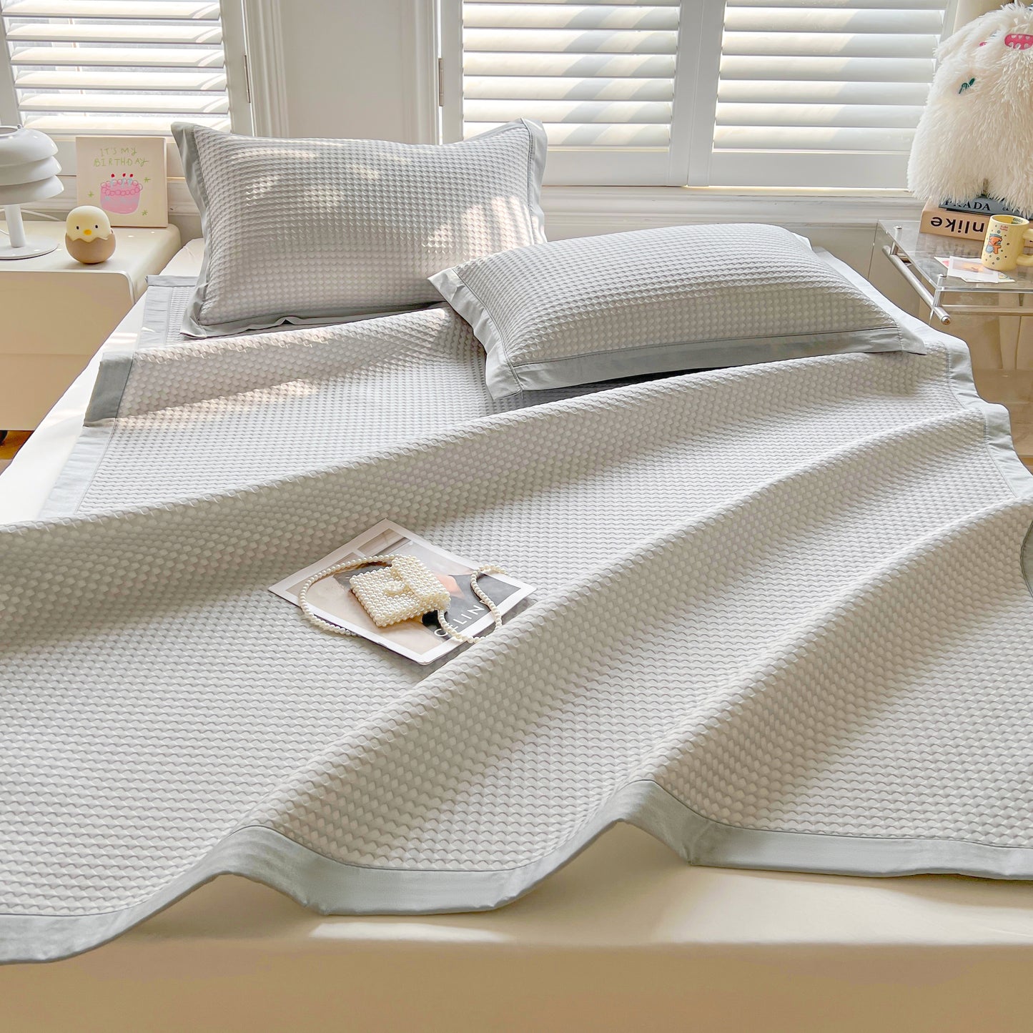 Breeze Premium Mattress Bed Ice Silk Cooling Set - breezehomeau