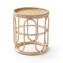 Load image into Gallery viewer, Breeze Viera D45 Natural Rattan Tray Top Side Table Bedside - breezehomeau

