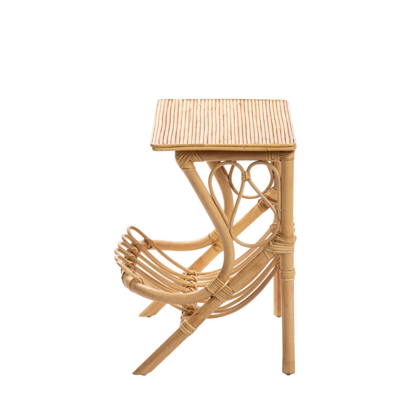 Breeze Baya Natural Rattan Bedside Table.