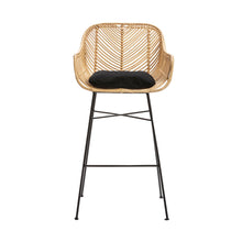Load image into Gallery viewer, Breeze Komodo Natural Rattan 66cm Counter Stool Set of 2.
