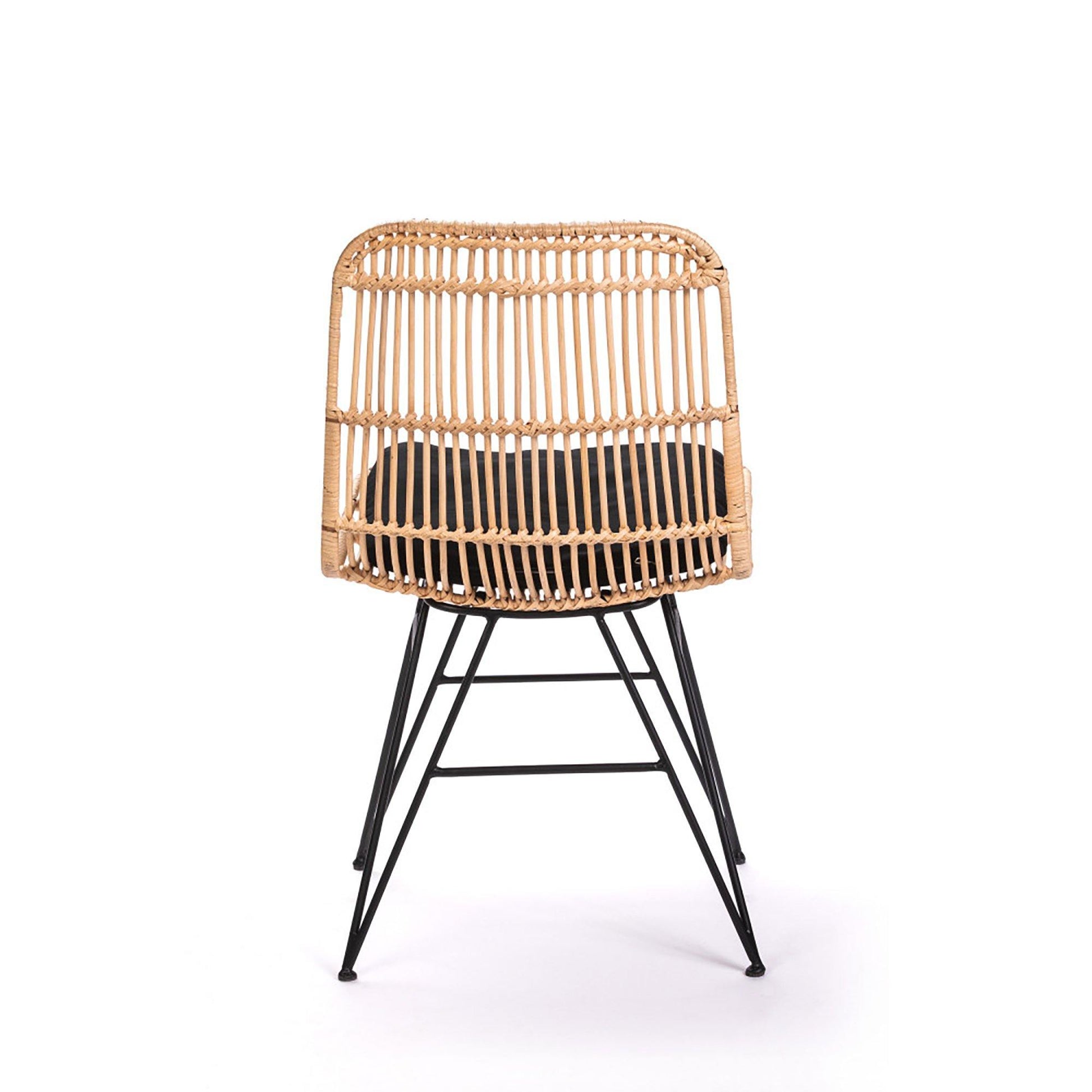 Breeze Gili Natural Rattan Dining Chair Set of 2.
