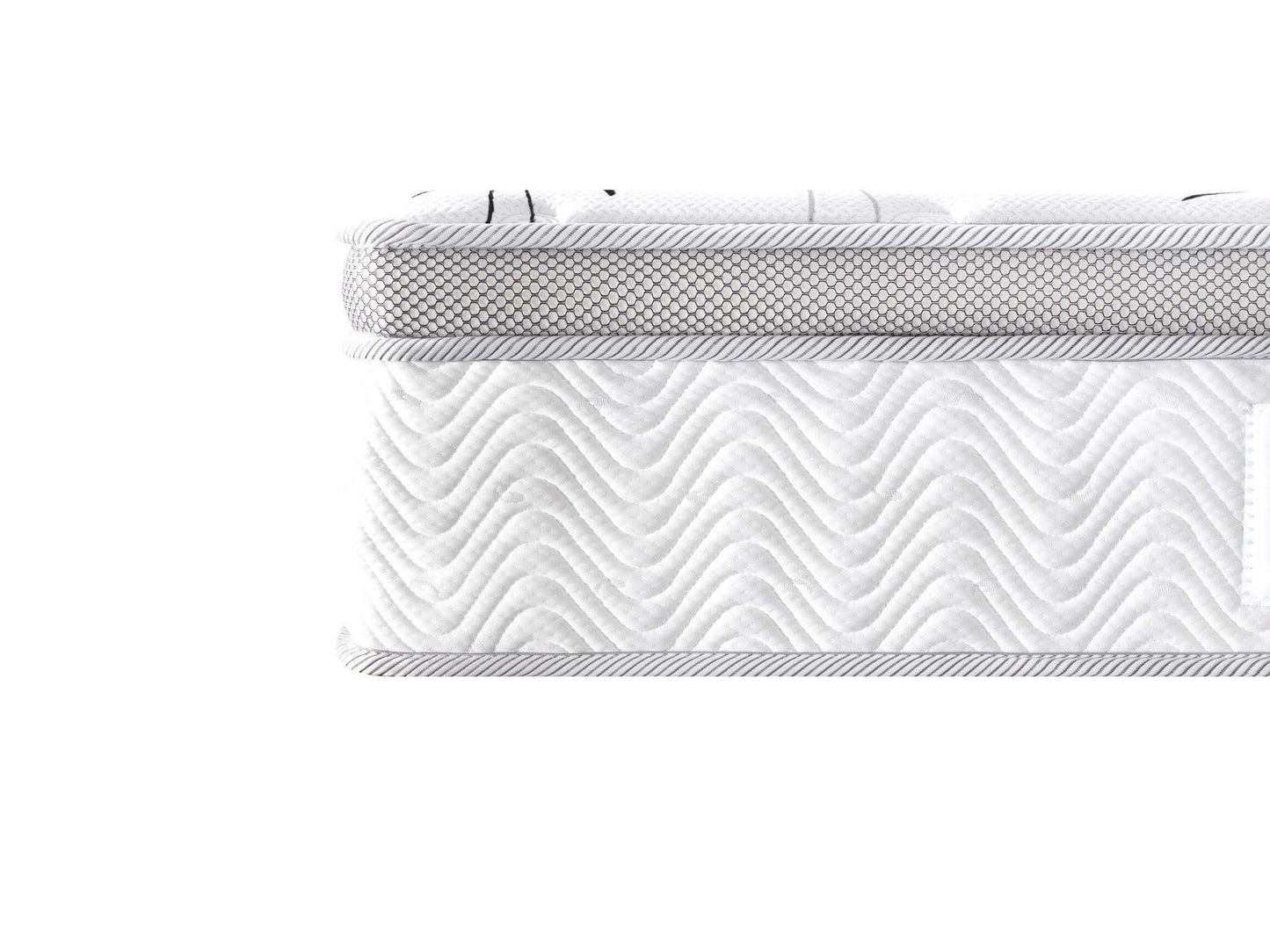 Breeze® Double / Queen / King Mattress Bed Cool Gel Infused Memory Foam Euro Top 7 Zone 34cm.