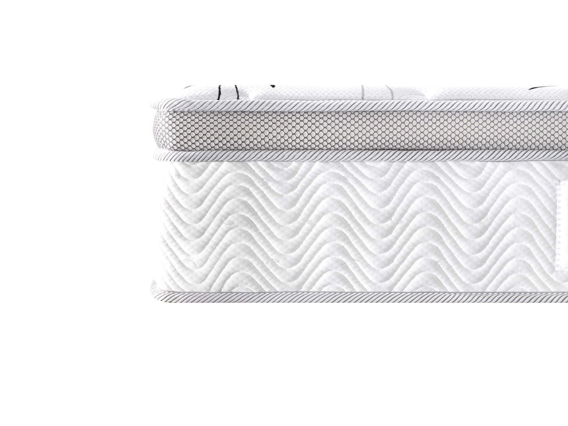 Breeze® Double / Queen / King Mattress Bed Cool Gel Infused Memory Foam Euro Top 7 Zone 34cm.