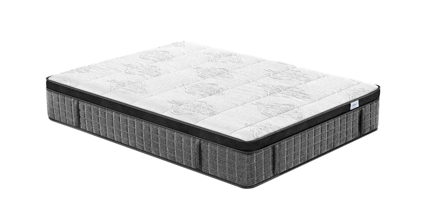 Breeze® Supreme Plush Cool Gel Infused Memory Foam 7 Zone Euro Top Pocket Spring Mattress 36cm Double Queen King.