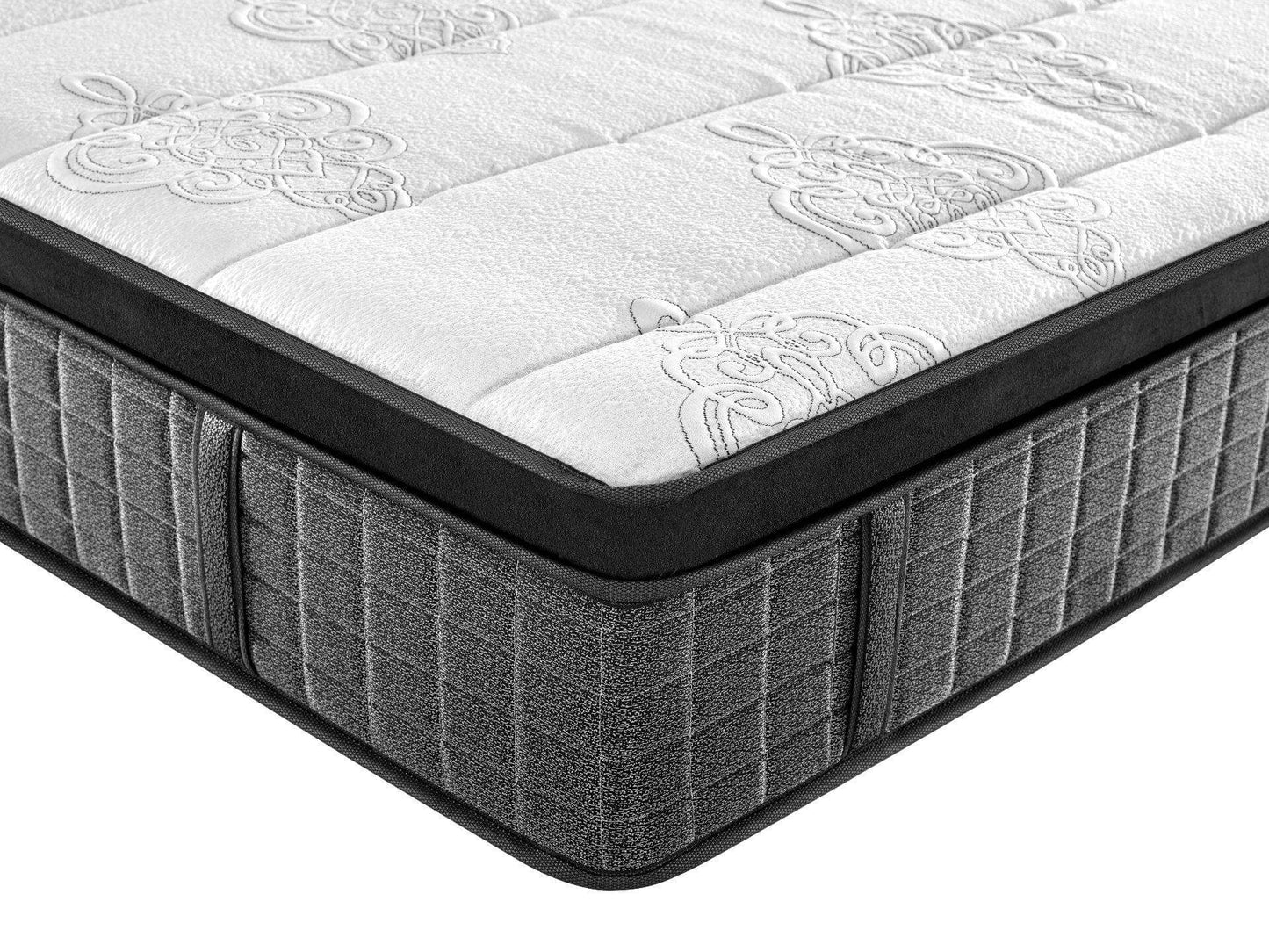 Breeze® Supreme Plush Cool Gel Infused Memory Foam 7 Zone Euro Top Pocket Spring Mattress 36cm Double Queen King.
