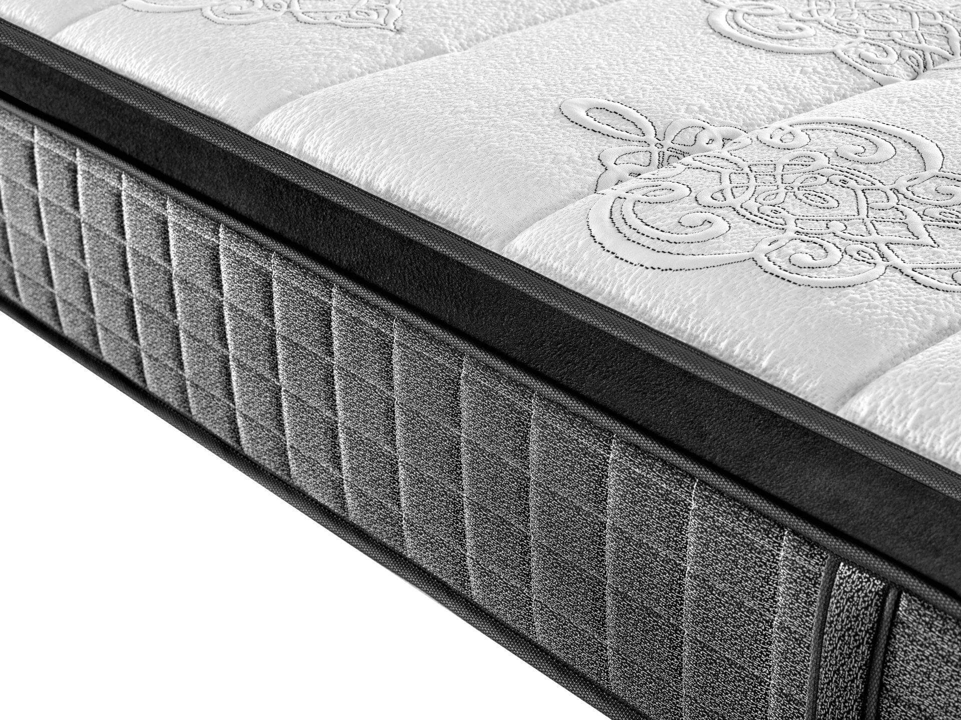 Breeze® Supreme Plush Cool Gel Infused Memory Foam 7 Zone Euro Top Pocket Spring Mattress 36cm Double Queen King.