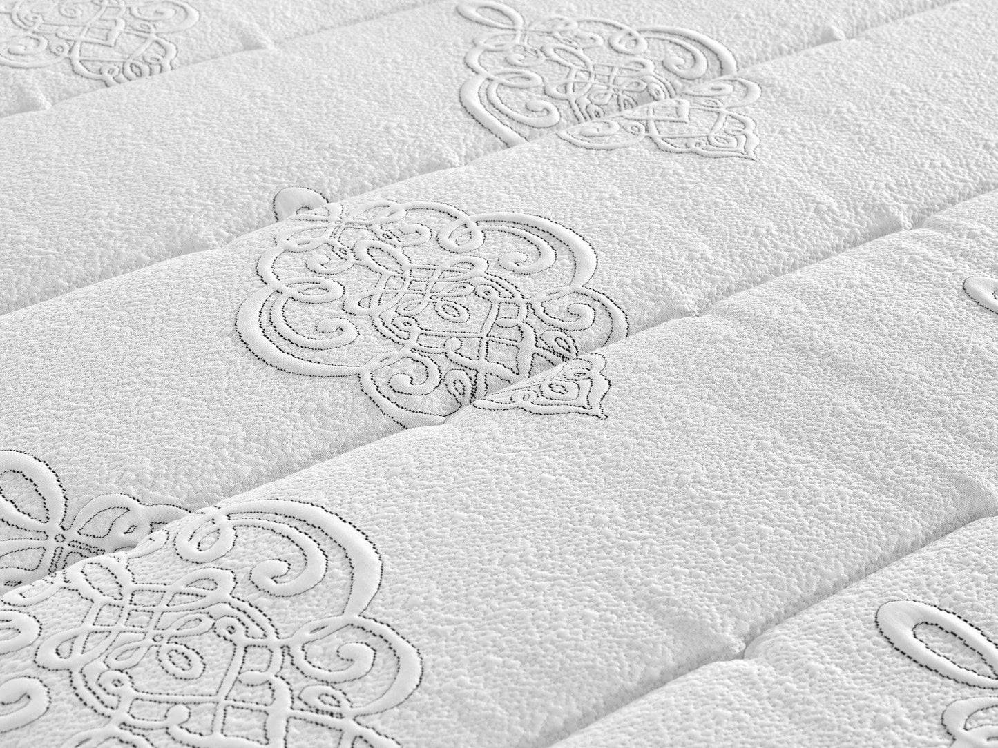 Breeze® Supreme Plush Cool Gel Infused Memory Foam 7 Zone Euro Top Pocket Spring Mattress 36cm Double Queen King.