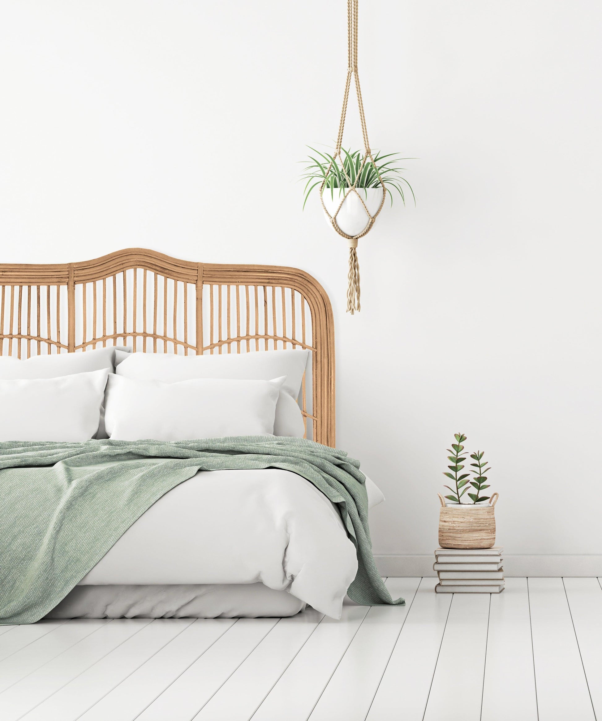 Breeze Athens Queen Size Natural Rattan Headboard Bedhead - breezehomeau